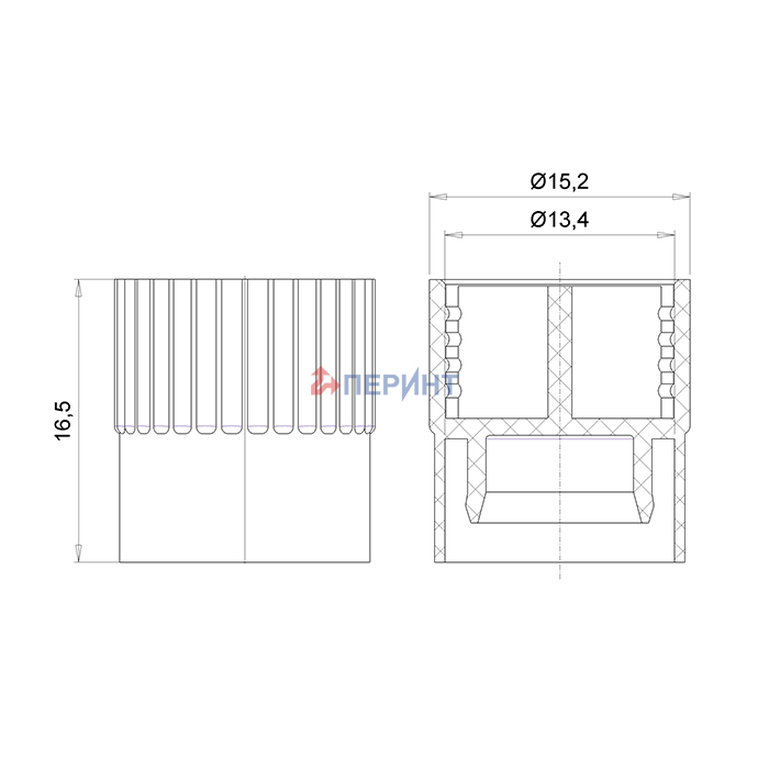 Пробка к пробирке 13×75 мм