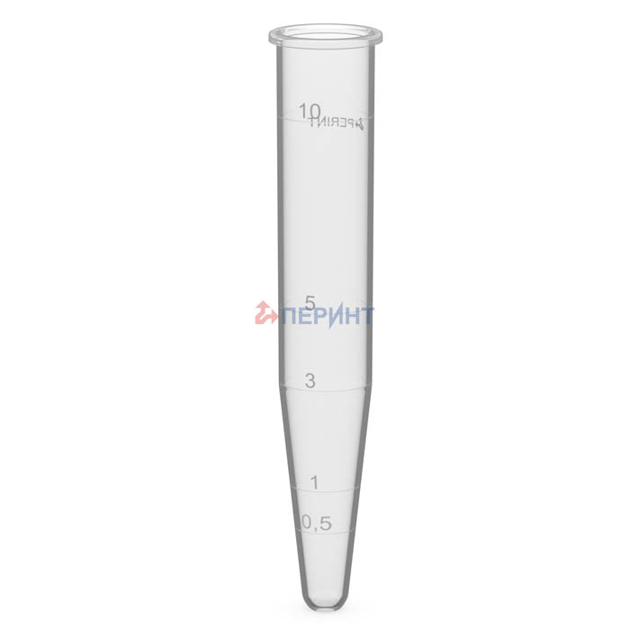 Пробирка коническая 10 мл, 16×100 мм
