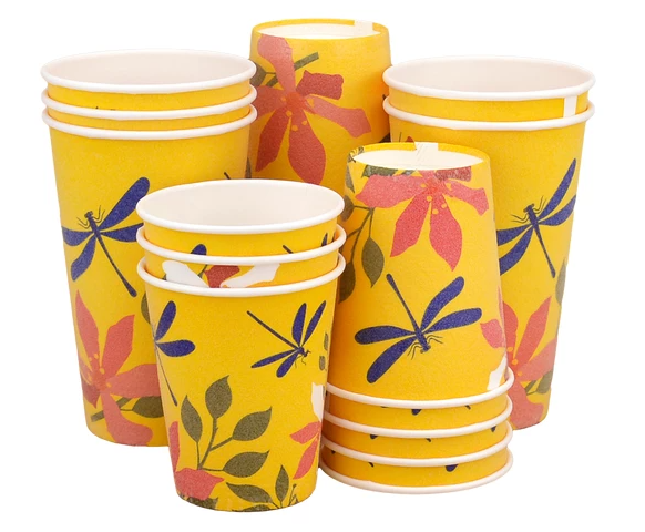 Стакан пушистый Soft Feel Стрекоза 400 мл