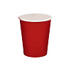 Стакан бумажный для горячих напитков 250 мл Красный 