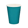 Стакан бумажный для горячих напитков 350 мл Бирюзовый