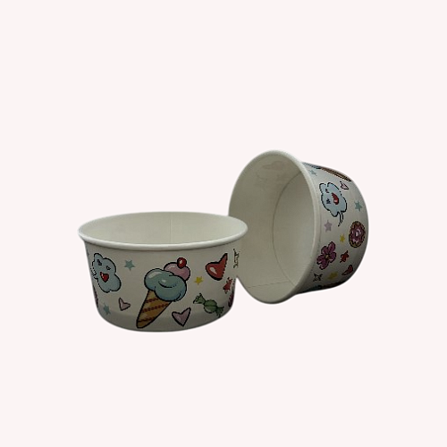 Креманка для мороженного с дизайном рожок 