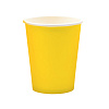 Стакан бумажный для горячих напитков 250 мл  Желтый 